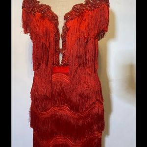 Teuta Matoshi Red Dress